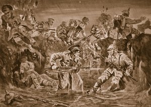 Britiske tropper, under ordre fra major Borrett, tok tilbake en skyttergrav ved Zillebeke tatt fra dem av fienden